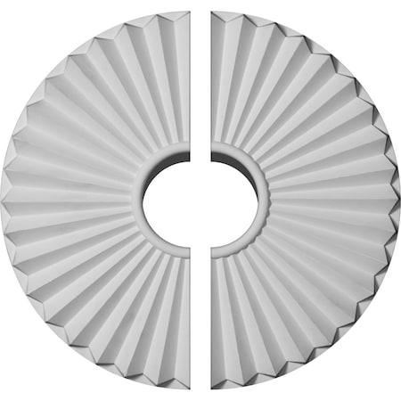 Ekena Millwork Shakuras Ceiling Medallion, Two Piece (For Canopies up to 5 1/2"), 19 3/4"OD x 1 3/8"P CM20SH2-05500